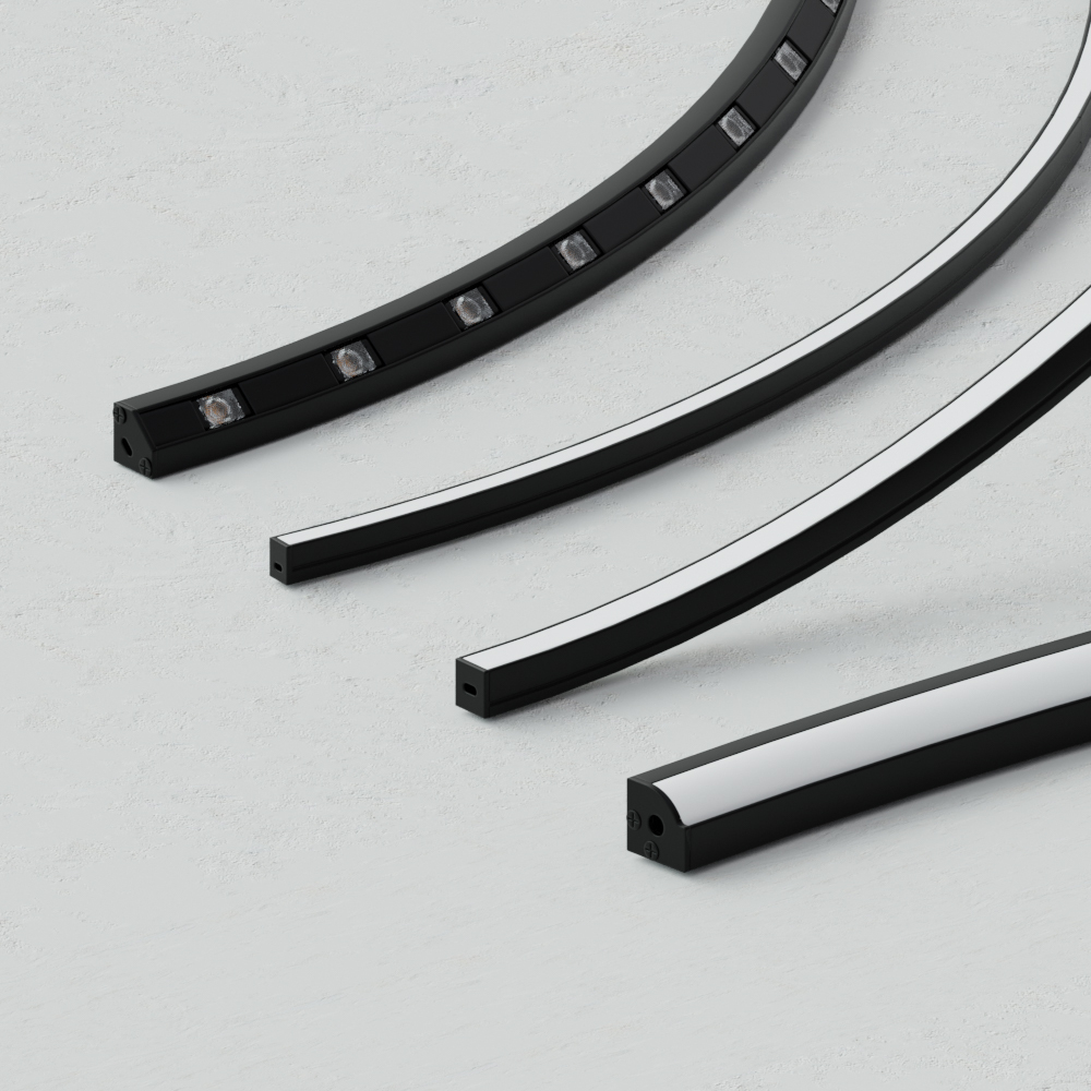 Линейный светильник FormaLighting High Performance Curved Microline Series